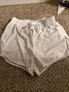 Buffbunny Collection White Running Shorts Size Medium
